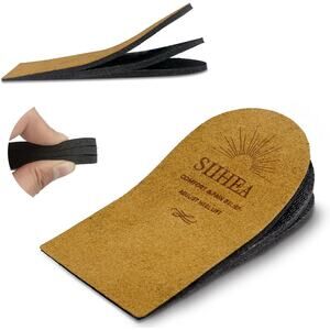 New Siihea Medium Pair of 1/8" Increase Adjustable Height Lifts Shoe Inserts